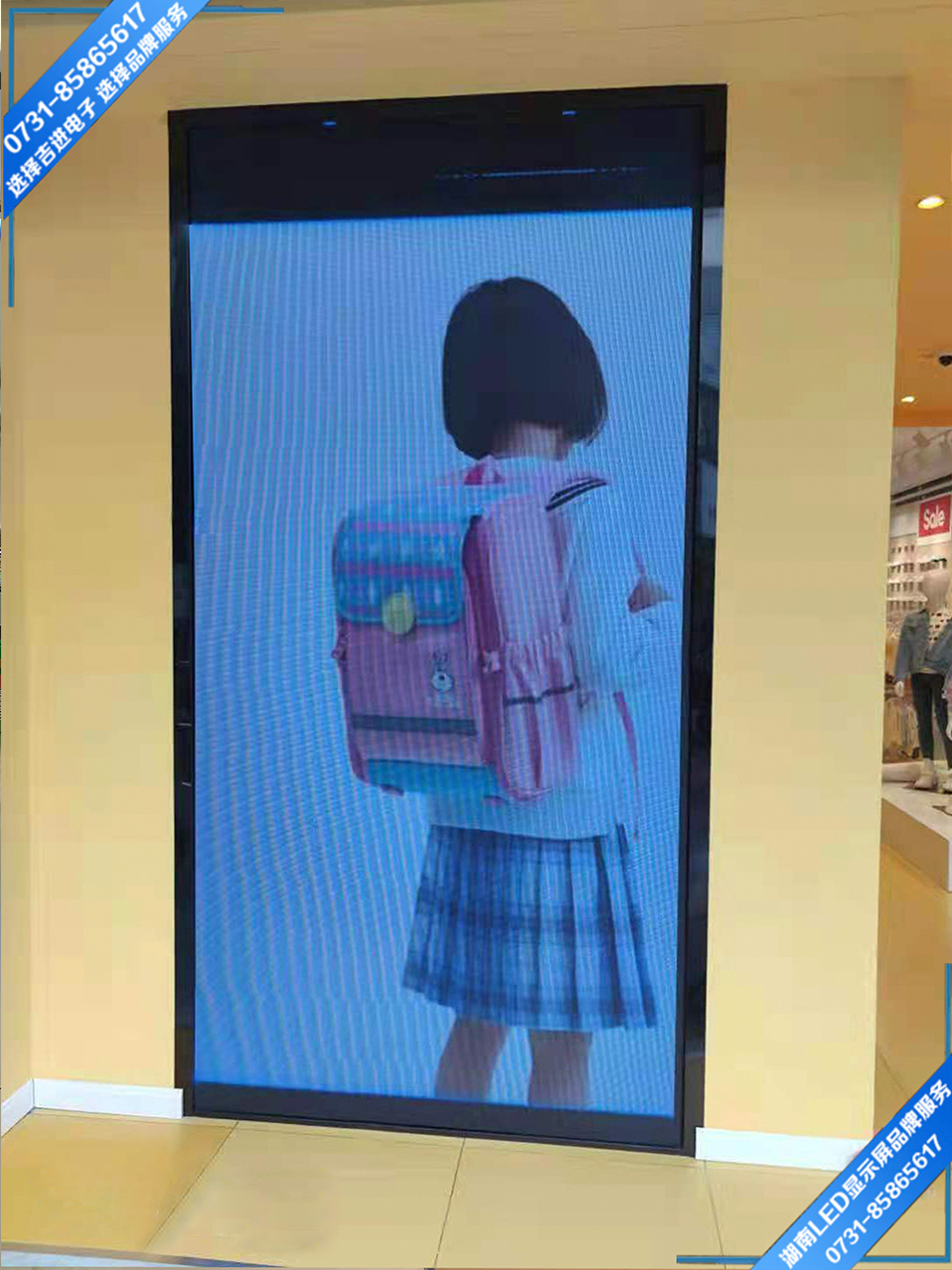 岳陽市華容步行街商場(chǎng)LED顯示屏